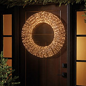 LED Deluxe Holiday Wreath