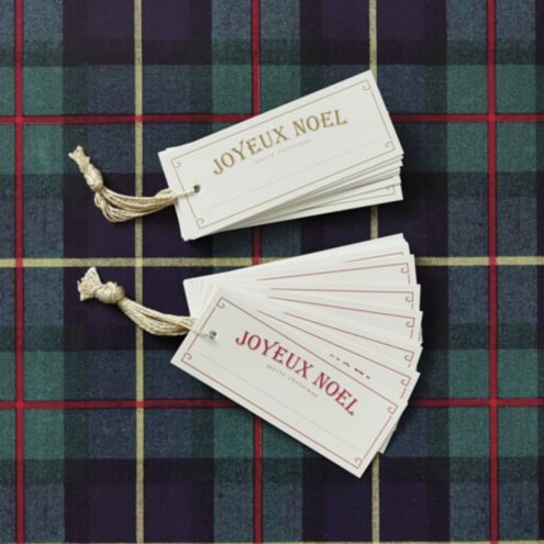 Suzanne Kasler Joyeux Noel Gift Tags - Set of 30 | Ballard Designs