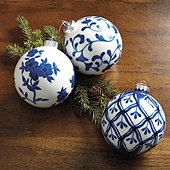 Chinoiserie Ornaments - Set of 3