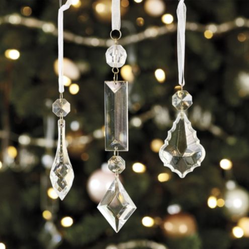 Chandelier Pendant Ornaments - Set of 12 | Ballard Designs