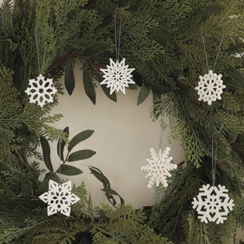 Cut Out Snowflake Ornaments