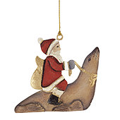 Santa and Friends Ornaments - Seal