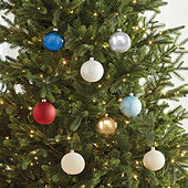 Classic Glass Orb Ornaments - Assorted Set of 6