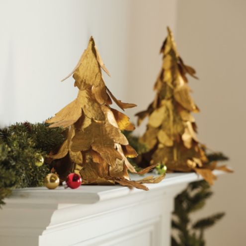 Gold Leaf Holiday Tree