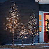 Outdoor LED Snowy Tree