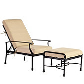 Amalfi Recliner Chair & Ottoman - 1 Cushion