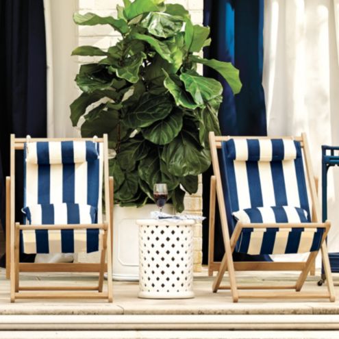 Classic Beach Folding Chair Ballard Designs