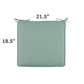 Replacement Chair Cushion Knife Edge- 21.5x18.5 -  Select Colors