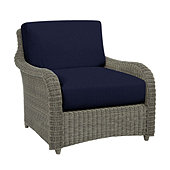 Suzanne Kasler Versaille Box Edge Lounge Chair Cushion