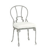 Miles Redd Bermuda Side Chair Replacement Cushion - Canvas White