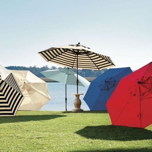 Striped Umbrellas 