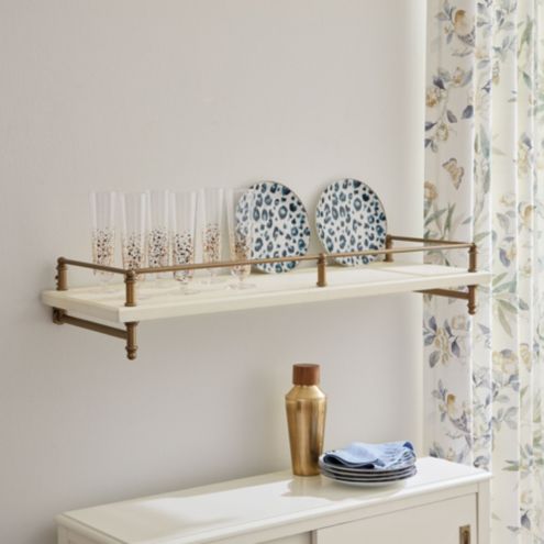 Brass Wall Shelf