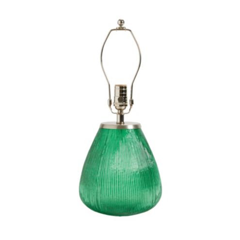 small green table lamp