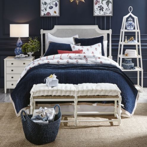 Blue & White Double Gourd Chinoiserie Table Lamp | Ballard Designs