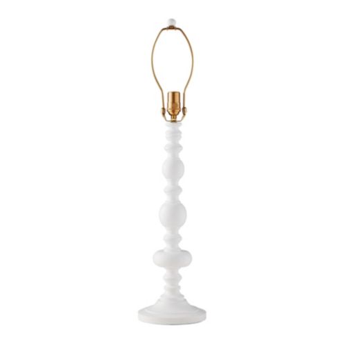 Peyton Wood Table Lamp with Linen Drum Shade
