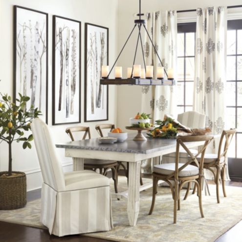 Arturo 8-Light Rectangular Chandelier | Ballard Designs