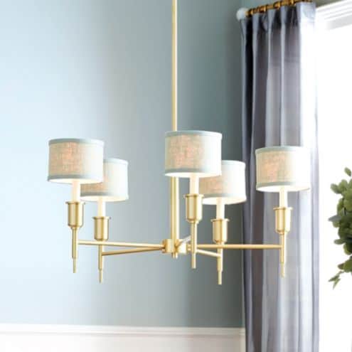 Soren 5 Light Chandelier With Shades