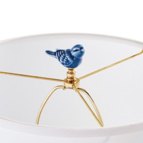 Porcelain Bird Lamp Finial