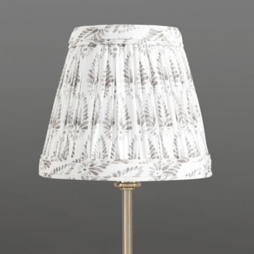 Isla Block Print Pleated Chandelier Shade