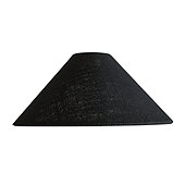 Conical Chandelier Shade - Black