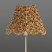 Scalloped Seagrass Chandelier Shade