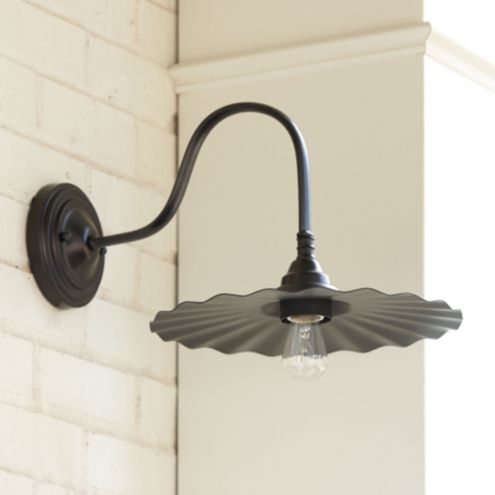 Logan Goose Neck Outdoor Wall Sconce Ballard Designs