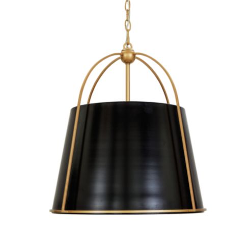 Adelaide Caged Pendant   Black