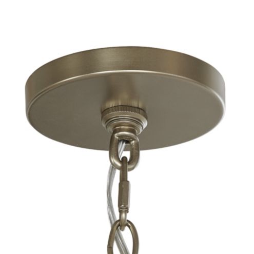 Maren 6 Light Double Wheel Brass Chandelier Hanging Fixture