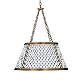 Camille Hanging Shade 6-Light Chandelier with Specialty Shade