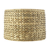 Seagrass Couture Drum Shade