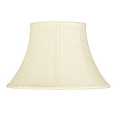 Ivory Linen Couture Bell Lamp Shade