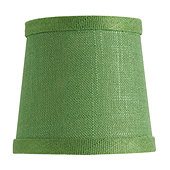 Petite Tapered Drum Linen Chandelier Shade - Spice