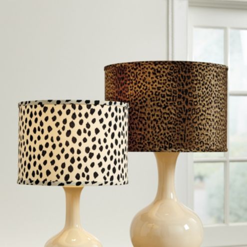 Cheetah lamp deals shade