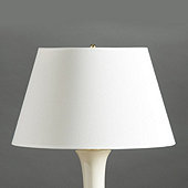 Suzanne Kasler Essential White Linen Lamp Shade
