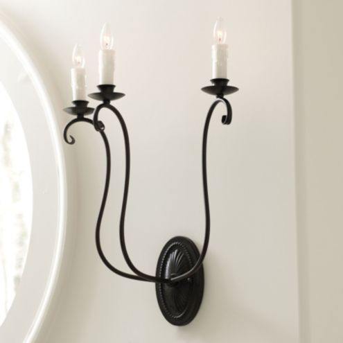 Geneve 3 Light Wall Sconce | Ballard Designs