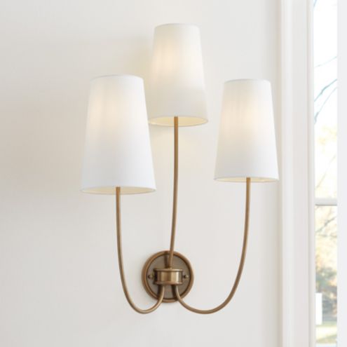 Lottie Triple Arm Sconce