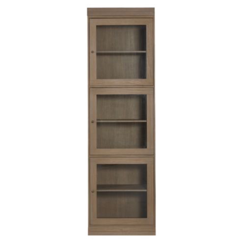 Jasper Bookcase Cabinet With Glass Doors