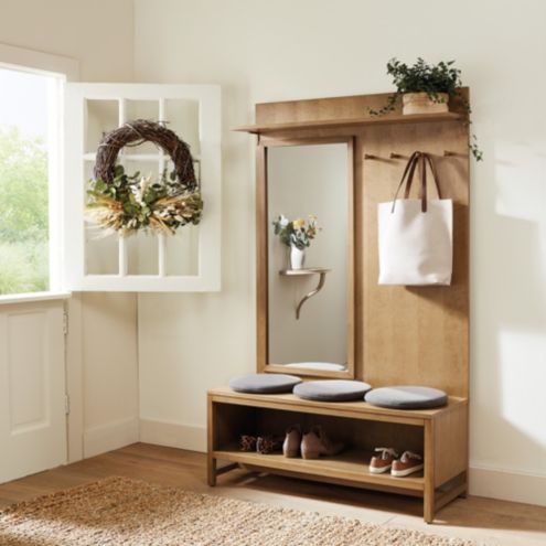 Soren Entry Bench with Mirror