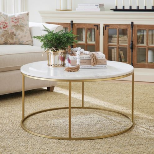 Ballard designs online round coffee table