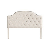 Camden Tufted Headboard with Pewter Nailheads