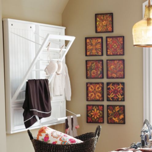 The Beadboard Drying Rack, Wall Mounted