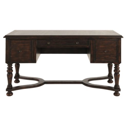 Corinne Desk Dist Antique Brown | Ballard Designs