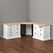Two-Tone Top - Corner Desk Group Large