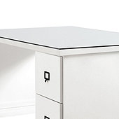 Original Home Office™ Standard Desk Clear Glass Topper