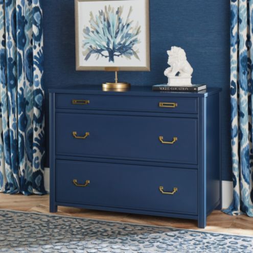 Navy blue file deals cabinet