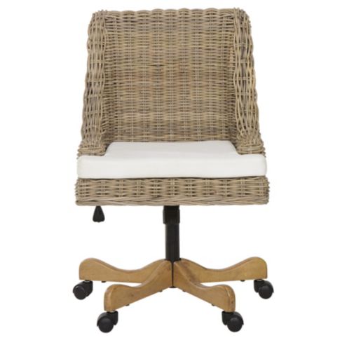 Woven desk online chair