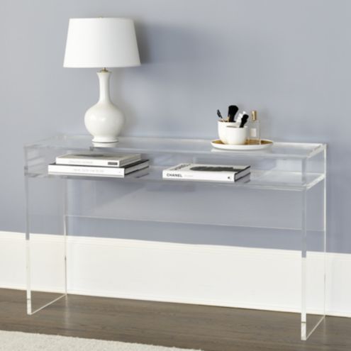 Plexiglass sofa deals table