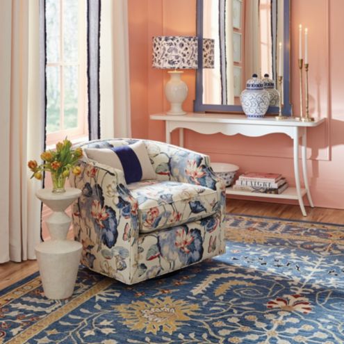 SK Annalise Console with Slender Legs & Open Shelf