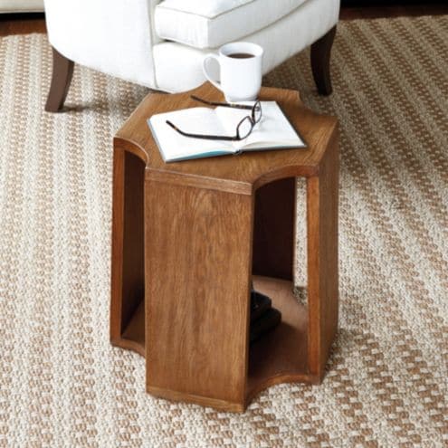 Jasper Wood Garden Stool | Ballard Designs
