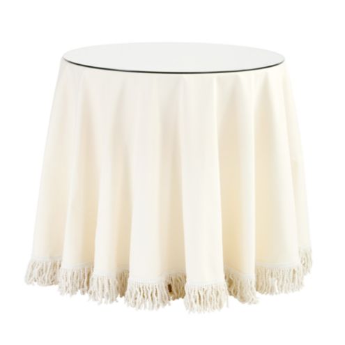 Essential Skirted Side Table